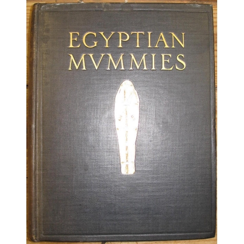 218 - SMITH (G. E.) & DAWSON (W. R.) Egyptian Mummies, 4to, plates (col. frontis loose & margins with shor... 