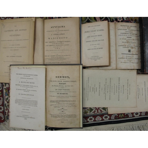 245 - [THEOLOGY] a small collection of 19th c. books & pamphlets (Q).