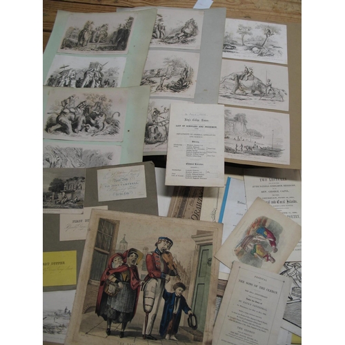 35 - [PRINTS] misc. prints incl. INDIA views after T. Landseer & Capt. Mundy, L., J. Murray, 1832; & misc... 