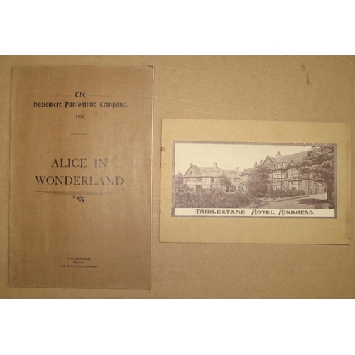 351 - [LOCAL TOPOGRAPHY] a good collection of Haslemere & Hindhead pamphlets, guides, postcards, maps etc.... 