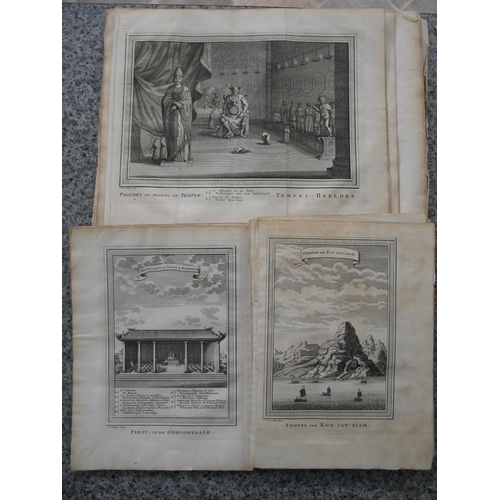 83 - [PRINTS] coll'n of 35 single-page & 19 double-page engravings from 