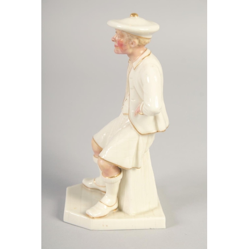 1104 - A ROYAL WORCESTER FIGURE OF THE SCOTSMAN from the Countries of the World Series, date mark 1882.