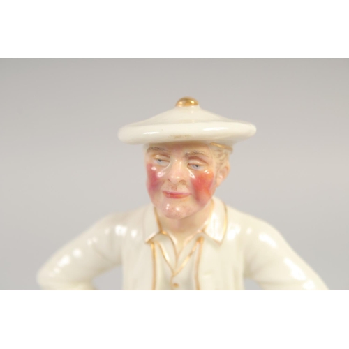 1104 - A ROYAL WORCESTER FIGURE OF THE SCOTSMAN from the Countries of the World Series, date mark 1882.