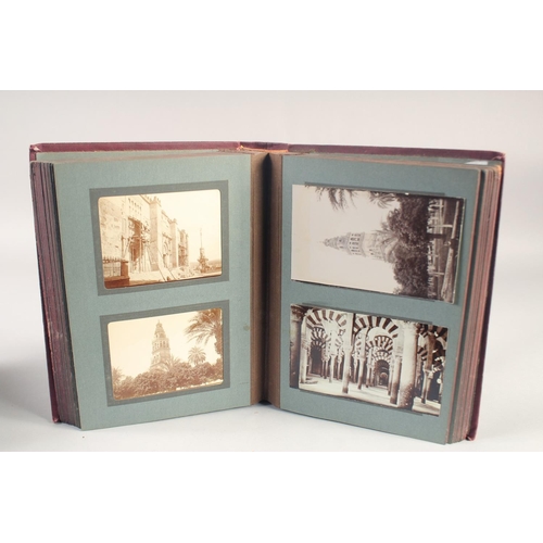 1239 - A SET OF FOUR 19TH -20TH CENTURY PHOTOGRAPH ALBUMS, Barbizon, Bagnoles, Seville, France etc.