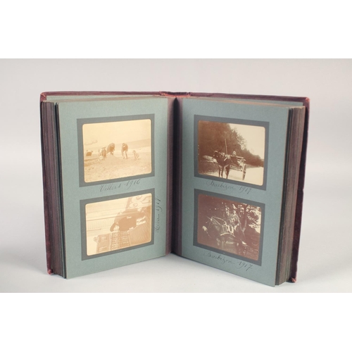 1239 - A SET OF FOUR 19TH -20TH CENTURY PHOTOGRAPH ALBUMS, Barbizon, Bagnoles, Seville, France etc.