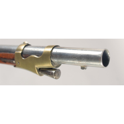 151 - A GERMAN CHARLEVILLE FLINTLOCK MUSKET, circa 1810, 14 bore round 38.5