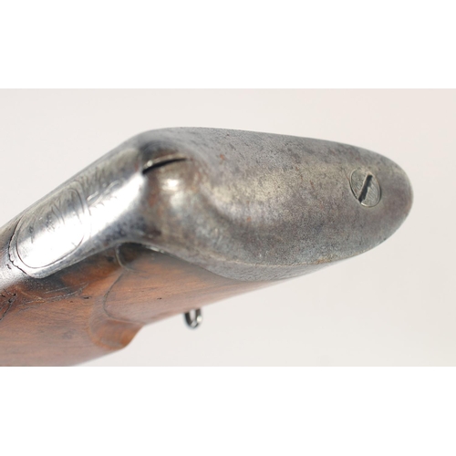 154 - A FINE FRENCH DOUBLE-BARRELLED FLINTLOCK SPORTING GUN, circa 1810, round 22 bore 33.5