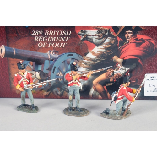 274 - W. BRITAIN, NAPOLEONIC WAR, 17258, 17365, 17366, boxed, (3).