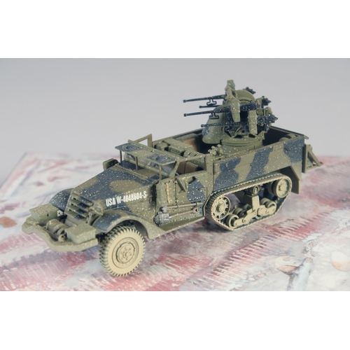 283 - CORGI, VE Day 60th Anniversary, 1945-2005 M16 multiple gun motor carriage and a Krauss Maffei 8 Ton ... 