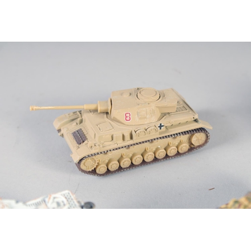 286 - CORGI, TEN VARIOUS SMALL TANKS (10).