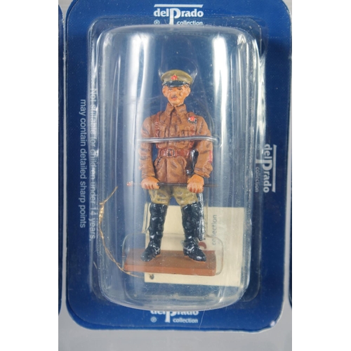 293 - DEL PRADO, TEN SMALL VARIOUS DIECAST SOLDIERS. (10).