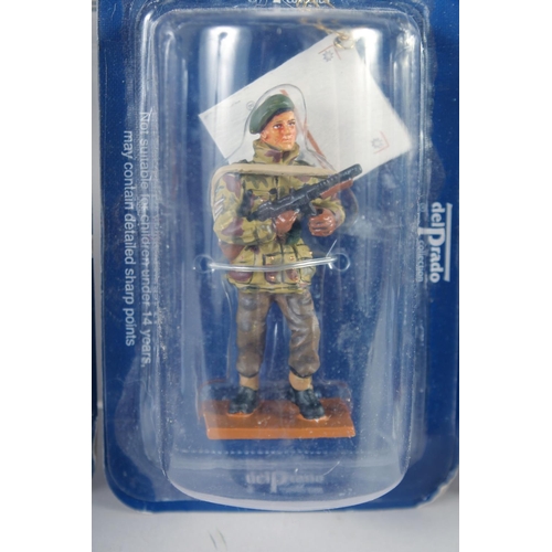 293 - DEL PRADO, TEN SMALL VARIOUS DIECAST SOLDIERS. (10).