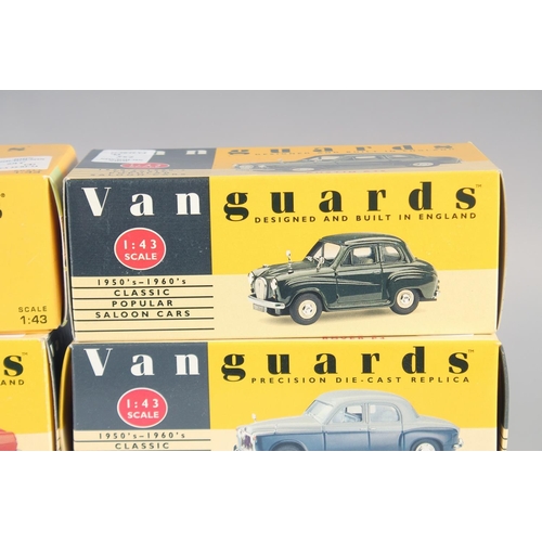 295 - VANGUARDS, 1.43 scale cars, boxed, (9).