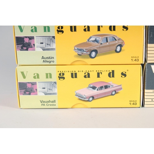 295 - VANGUARDS, 1.43 scale cars, boxed, (9).