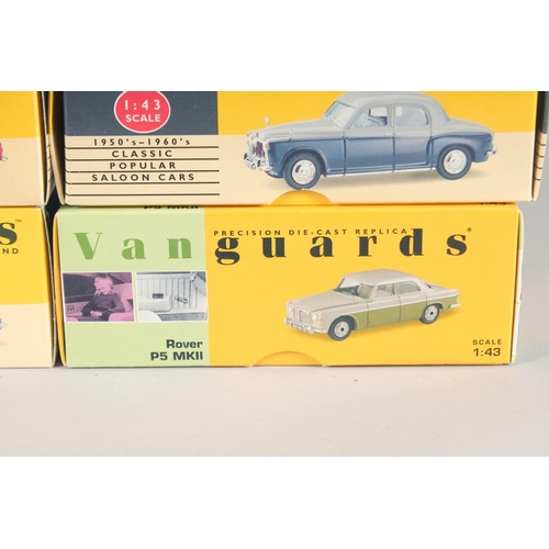 295 - VANGUARDS, 1.43 scale cars, boxed, (9).