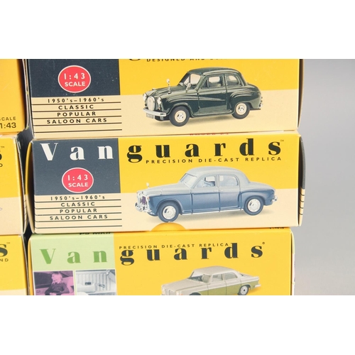 295 - VANGUARDS, 1.43 scale cars, boxed, (9).