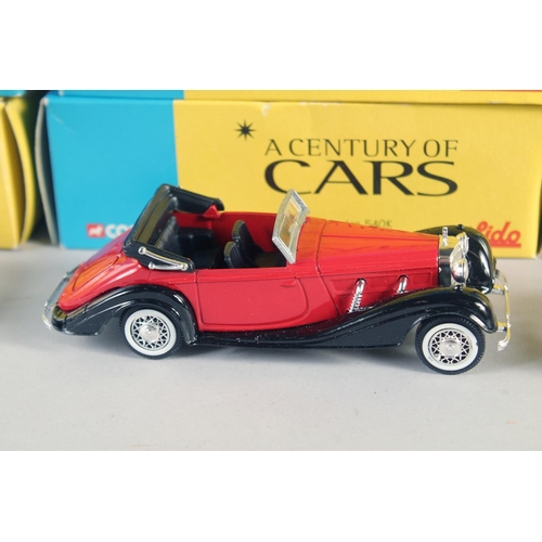 296 - SOLIDO, CORGI, ELEVEN BOXED CARS. (11).