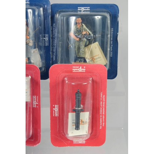 309 - DEL PRADO COLLECTION, a set of eight soldiers, in perspex (8).