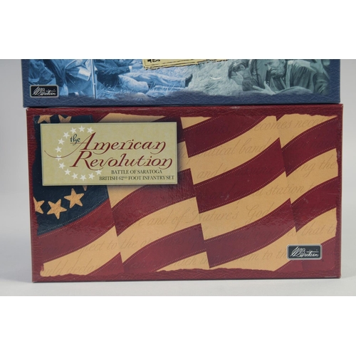 317 - THE AMERICAN REVOLUTION, Battle of Saratoga, British 62nd Foot Infantry Set, boxed, W. BRITAIN, Amer... 