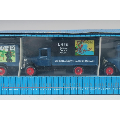 354 - LLEDO RAILWAY EXPRESS PARCEL VANS OF THE 1930's, and LNER EXPRESS PARCEL VAN COLLECTION, boxed, (2).