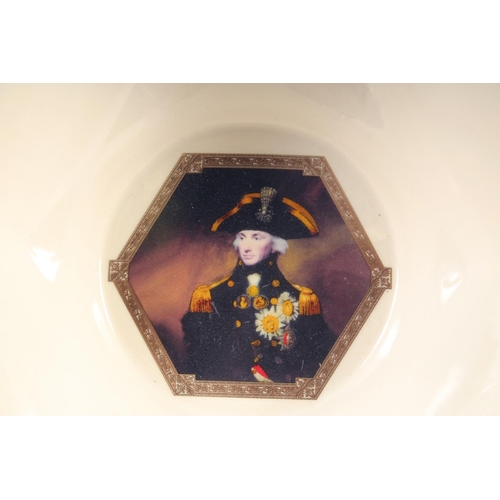 375 - WADE, Vice Admiral Lord Nelson, octagonal bowl, 6