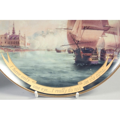 378 - WANBURY MINT, The Battle of Copenhagen 1801, and Cape St. Vincent, pair of plates, 8