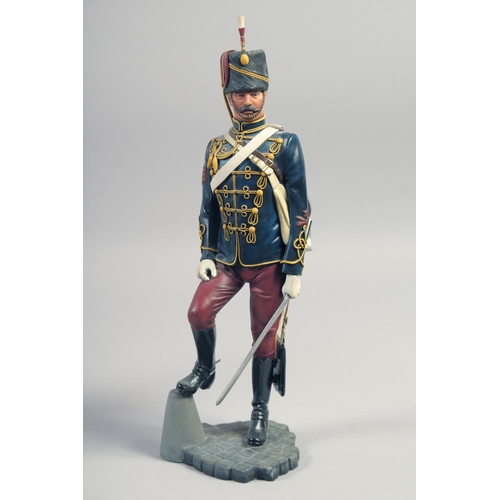 393 - BORDER FINE ARTS, a model of a soldier 80/750, 11