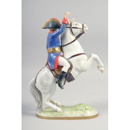 395 - GERALD PORCELAIN NAPOLEON ON HORSEBACK, 10