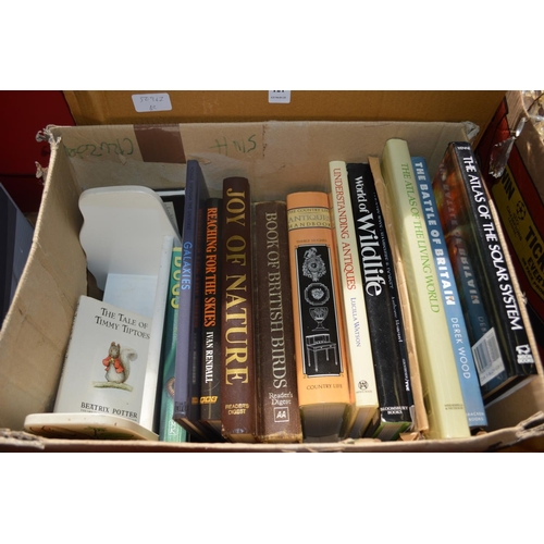 120 - A box of books.