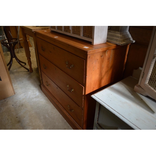 168 - Pine chest of drawers.