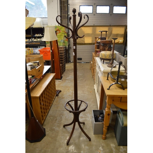 178 - A bentwood coat stand.