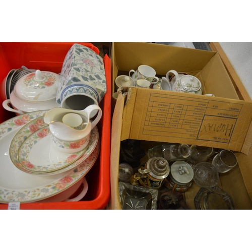 208 - Household and decorative china, glass etc.