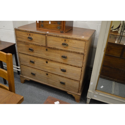 229 - A mahogany chest of drawers.