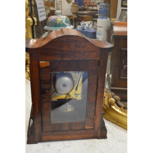 352 - A good early 19th century rosewood bracket clock.