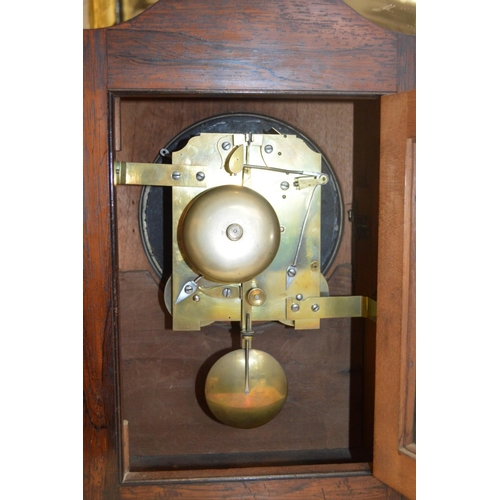 352 - A good early 19th century rosewood bracket clock.