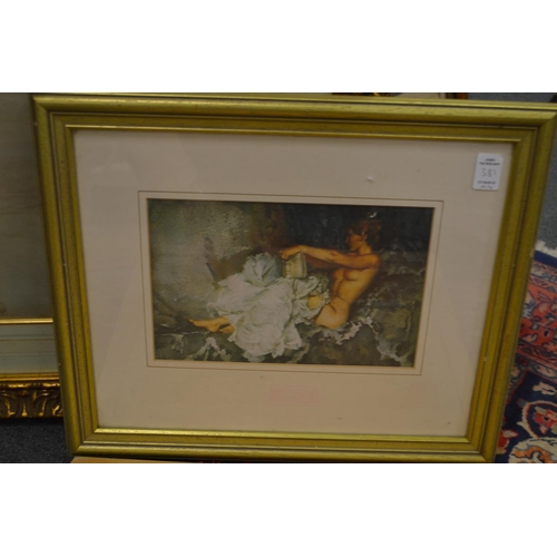 381 - William Russell Flint, four various prints.