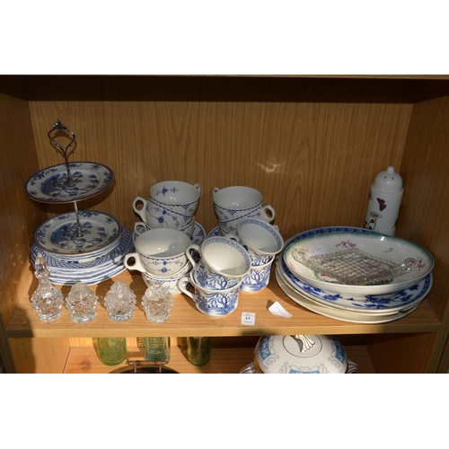 43 - Decorative china and glass.