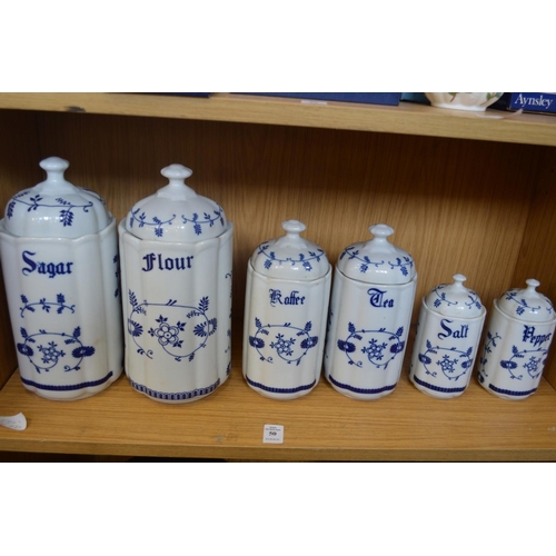 50 - A set of storage jars.