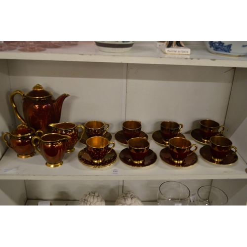 515 - A quantity of Carltonware part coffee services.