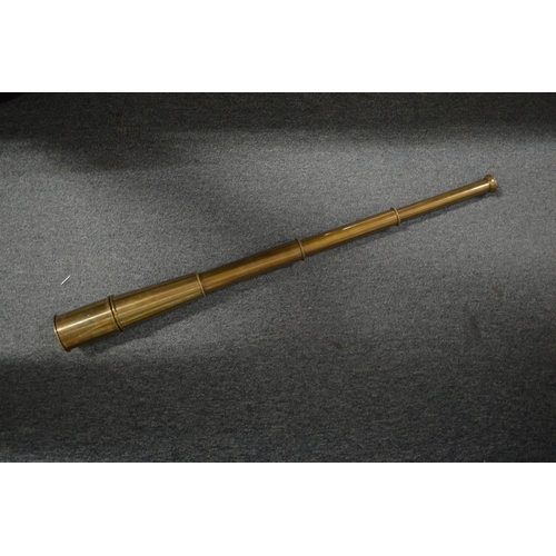 603 - A brass telescope.