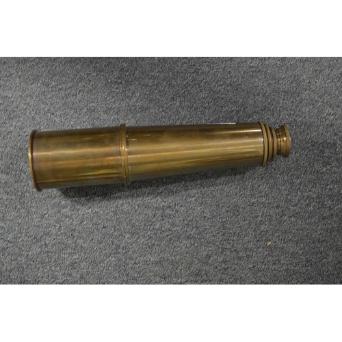 603 - A brass telescope.