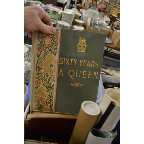 606 - A box of Royal ephemera and other items.