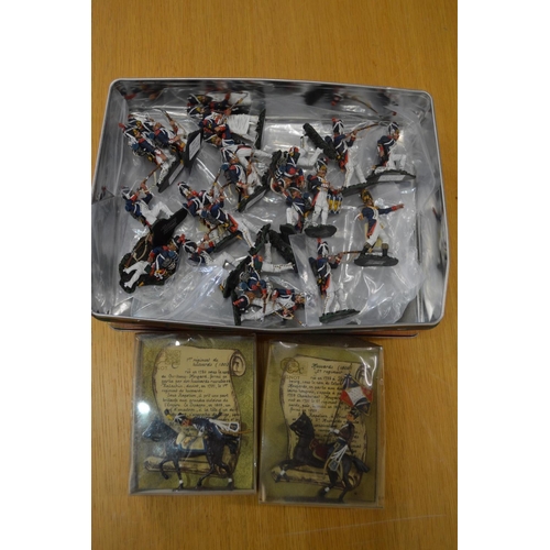 685 - Twenty one special edition die cast soldiers.