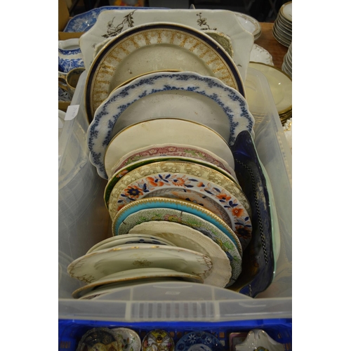 749 - A quantity of decorative plates and dishes etc.