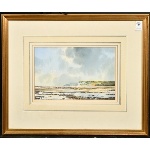 127 - Cavendish Morton (1911-2015) British, 'Whitecliff Bay from Forelands', watercolour, signed, 7