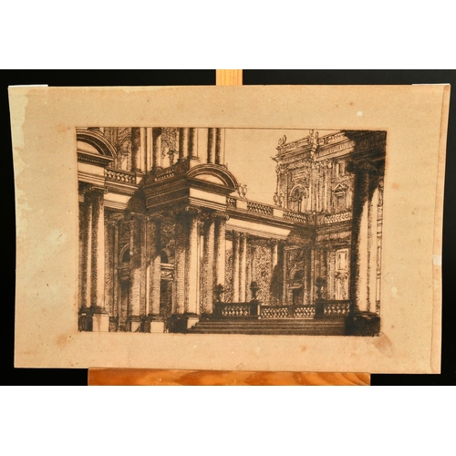 163 - An old master ink drawing of classical buildings, 6.5