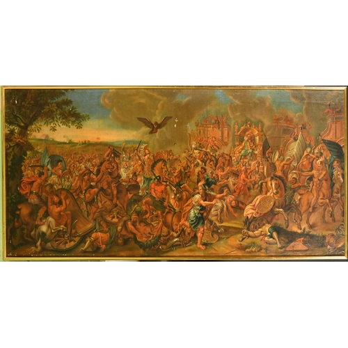 378 - After Charles Le Brun, 19th Century, 'The Battle of Arbela' and 'Alexander and Porus', a pair of sce... 