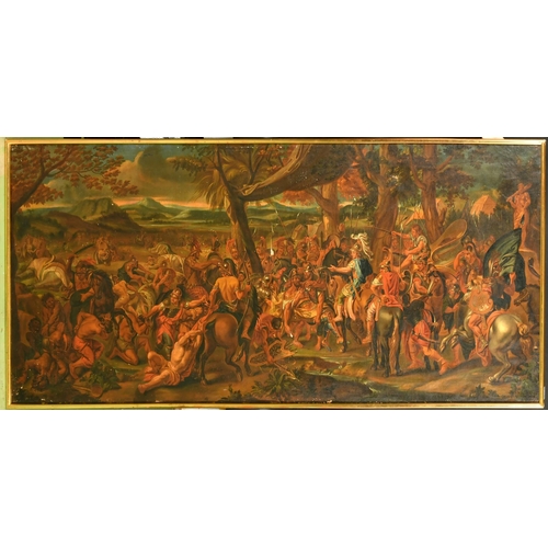 378 - After Charles Le Brun, 19th Century, 'The Battle of Arbela' and 'Alexander and Porus', a pair of sce... 