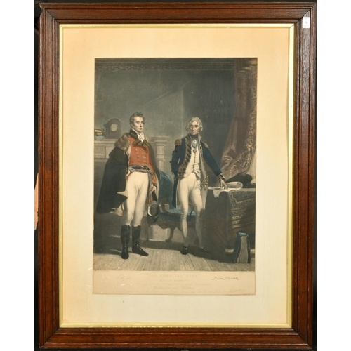 41 - S.W. Reynolds after J.P. Knight, 'The Army and Navy', a hand coloured engraving with facsimile signa... 