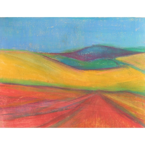 509 - Jeff Hoare (1923-2019) British, 'Summer Smile', pastel, titled verso, 18